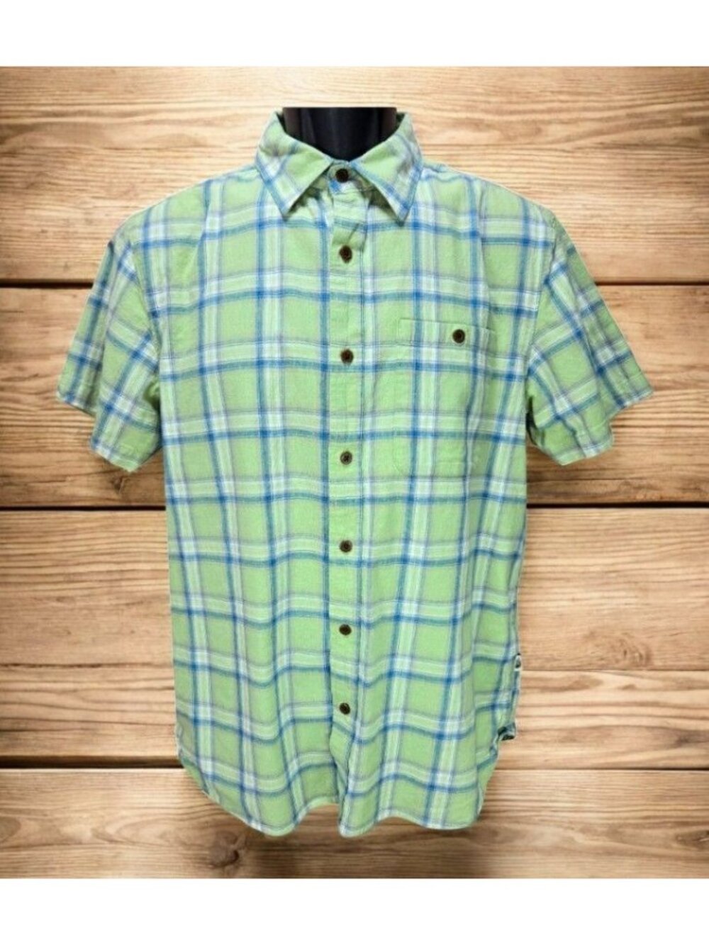 The North Face Mens Short Sleeve Green Shirt Small